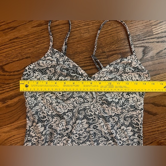 Marilyn Monroe Black and White Paisley Robe & Slip Gown - Medium - Picture 8 of 8